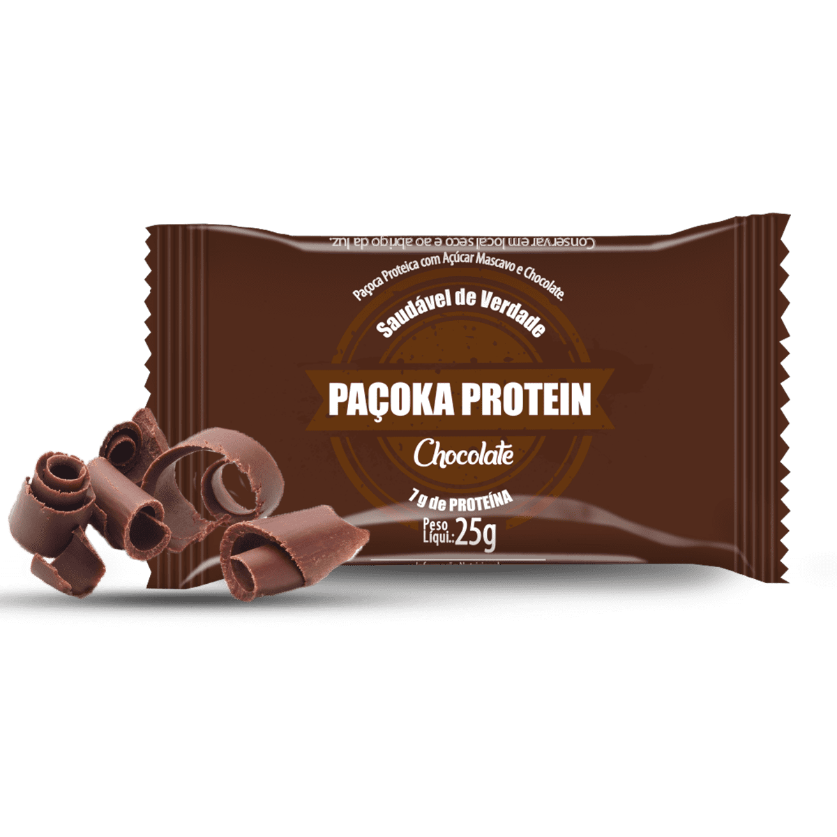 paçoca protein chocolate meio amargo